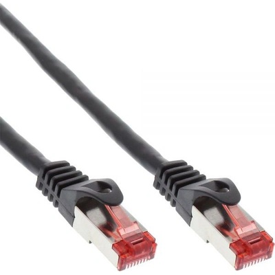 InLine RJ-45 Cat6 M-M 0.5m мрежов кабел Черен 0, 5 м S/FTP (S-STP) (73655X)
