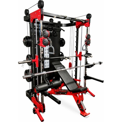 Kubisport HX100 Posilňovacia klietka s multipresom a závažiami 2 x 100 kg, nosnosť 1000 kg