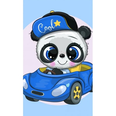 Carbotex Ručník panda 30 x 50 cm
