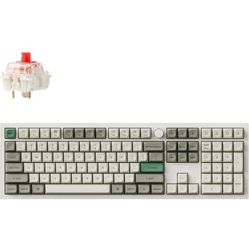 Keychron Q6 Max QMK Shell White Gateron Jupiter Red (Q6M-P1)