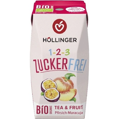 Hollinger broskvový nápoj s marakujou bez přidaného cukru 200 ml