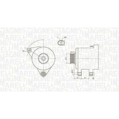 generátor MAGNETI MARELLI 063731546010