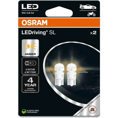 Osram LEDriving Premium 2855 YELLOW W5W W2,1x9,5d 12V 1W