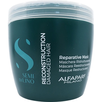 ALFAPARF Milano Semi Di Lino Reconstruction Damage Hair Reparative Mask 500 ml