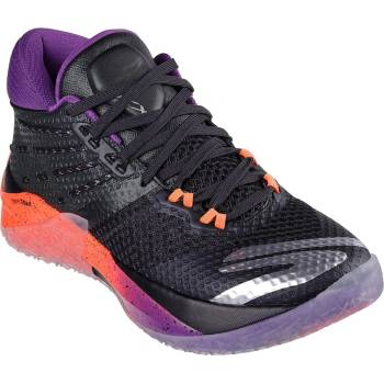 Skechers Мъжки баскетболни кецове Skechers Reign Basketball Trainers Mens - Black/Pink