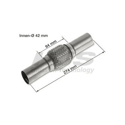 Pružný díl výfuku HJS interFLEX connector 83 00 8530
