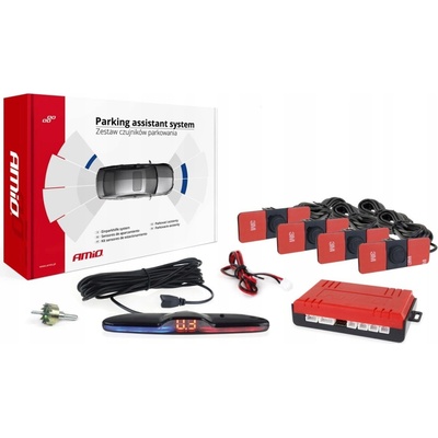 AMiO couvací senzory LED černé vnitřní