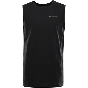 ALPINE PRO Мъжко памучно потник ALPINE PRO QUARET 2 черна вариант pa ALPINE PRO | Cheren | МЪЖЕ | M