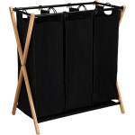 Estia Кош за пране Estia - Bamboo Essentials, 3 отделения, 102 l, черен (02-26967)
