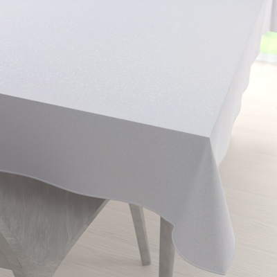 Biante Teflónový obdĺžnikový obrus TF-078 Ornamenty studená biela 50x100 cm