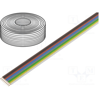 Donau Elektronik 225-885-10 LiYz 8x0,25mm2 350V 10m