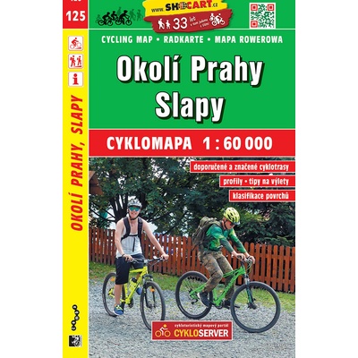 Okolí Prahy Slapy 1:60 000