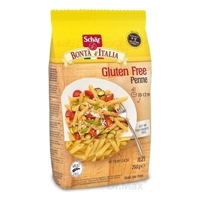 Schär PENNE cestoviny Bezlepková cestovina bezgluténové rúrky 250 g