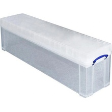 Really useful Products Ltd. Plastový úložný box 77 l s víkem transparentní