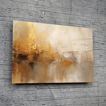 Art gift Стъклено АРТ пано - Златисти Отражения