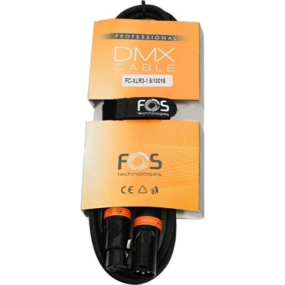 Fos technologies ltd Кабел dmx 1.5м fc-xlr3-1.5