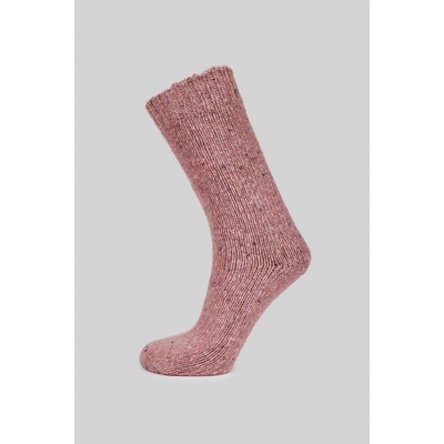 Camel Active ponožky WOMEN BOOTSOCKS TWEEDDOTS ružová