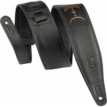 Levy's Moon Phases Black/Brown Каишка за китара (MG317MP-BLK-BRN)