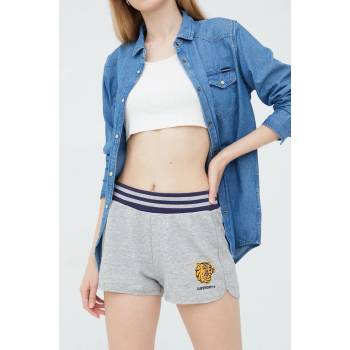 Superdry Къси панталони Superdry в сиво с апликация с висока талия (W7110316A.ZUC)