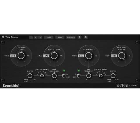 Eventide EQ65 Filter Set