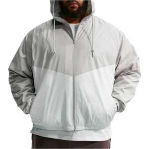 Nike Мъжко яке за бягане Nike Windrunner Jacket Running jacket - Light Iron Ore / Sail / Sail - размер XXL (028-0918-0315)
