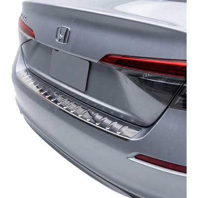 Omtec Nerezový leštený kryt hornej hrany zadného nárazníka Honda Civic 2021+