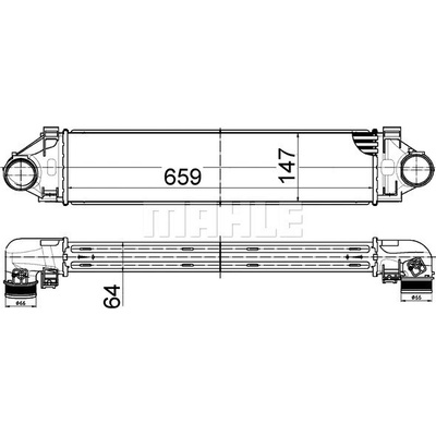 MAHLE Chladič turba CI521000S