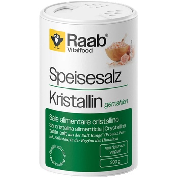 Raab Vitalfood GmbH Кристална сол смляна - 200 г