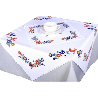 Forbyt kuchyňský ubrus / prostírka FOLKLOR ČERVENÝ 35x35cm