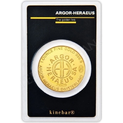 Argor-Heraeus Zlatý slitek Roundbar 1 oz