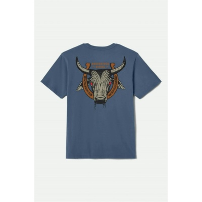 Brixton tričko Roughstock S/S Std Harbor Blue