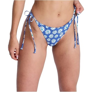 Roxy Essentials PT Thong bikini bottom - Blue (Dutch Blue Flower Soul Small)