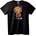 NOONEBRAND Тениска Боксиращата Мечка Шампион - 4XL, Black
