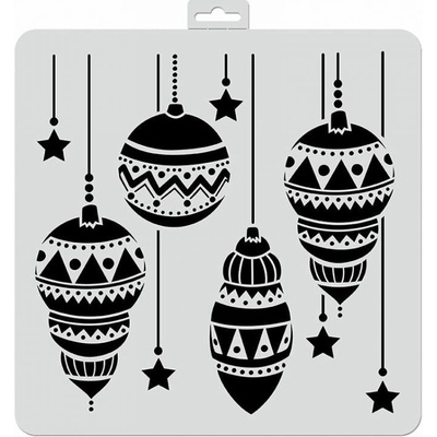 Aladine šablona 28x28cm vánoční baňky – Zbozi.Blesk.cz