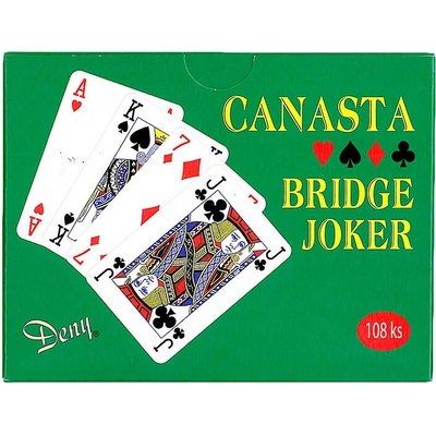 Mikro Trading Cards Canasta 108 ks v papierovej krabičce Mikro Trading