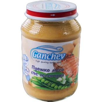 Ганчев пюре пуйка със зеленчуци - 190 г