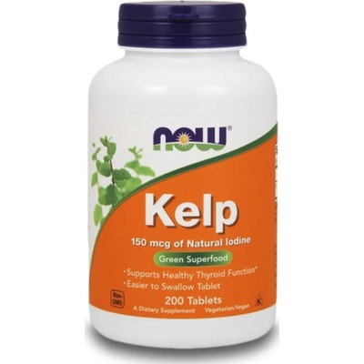 NOW Kelp, 150 mcg, 200 таблетки, Now