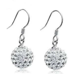 Silenti Jewelry Сребърни обеци "Дискотека