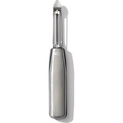 OXO Škrabka na zeleninu STEEL 19 cm, otočná, nerezová ocel
