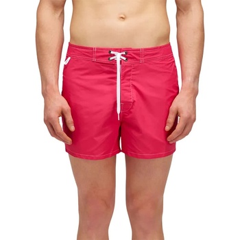 Sundek Бански гащета Sundek Iconic taffeta swimming shorts - Pink (Flamingo 03)