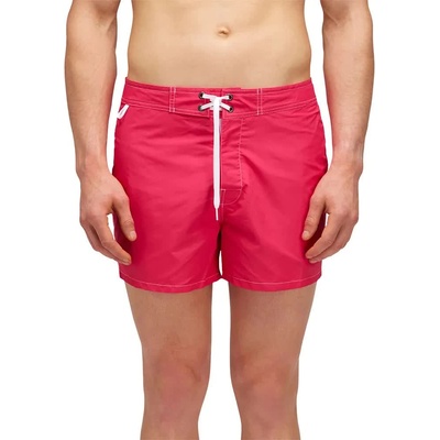Sundek Бански гащета Sundek Iconic taffeta swimming shorts - Pink (Flamingo 03)