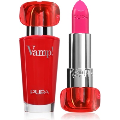 PUPA Vamp! Luminous Lipstick червило за плътни устни цвят 203 Fuchsia Addicted 3.5 гр
