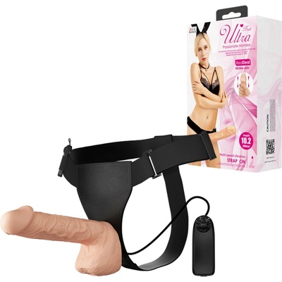 Baile Připínací vibrátor Strap On Vibrator 24 cm