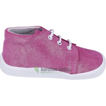 Beda barefoot Janette třpytivé kotníkové boty tkaničky