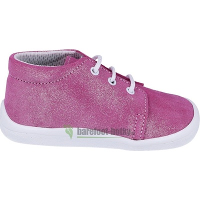 Beda barefoot Janette třpytivé kotníkové boty tkaničky