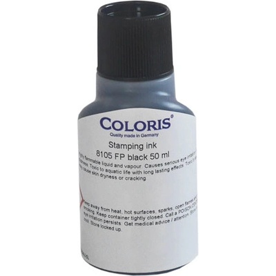 Coloris Pečiatková farba 8105 čierna 250 ml