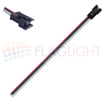 Конектор с кабел за Едноцветна " Бягаща" Лента (1398-d)