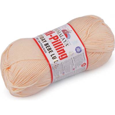 Pletací příze Everyday Bebe Lux 100 g Varianta: 4 (70437) lososová světlá, Balení: 1 ks 55829/141079/257526