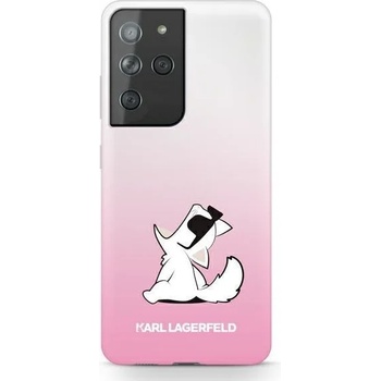 KARL LAGERFELD Защитен калъф Karl Lagerfeld Choupette Fun за Samsung Galaxy S21 Ultra 5G, Pink (KF000524)