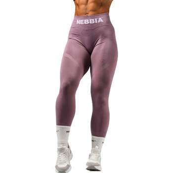 Nebbia Bezešvé extra push-up legíny s vysokým pasem FLOW SEAMLESS 496 růžové